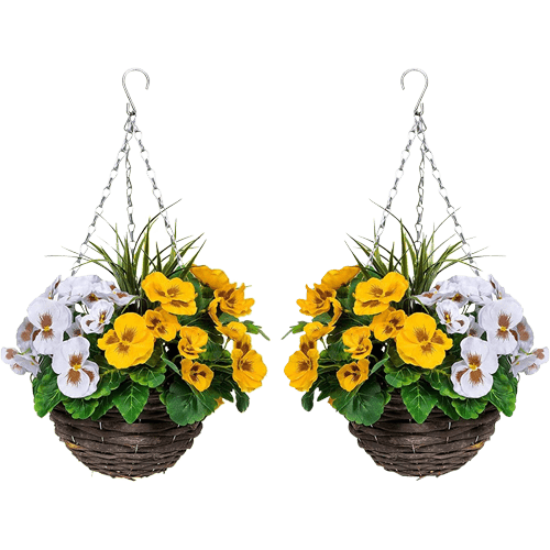 10 Best Artificial Hanging Baskets [Buyer Guide] Konservatory